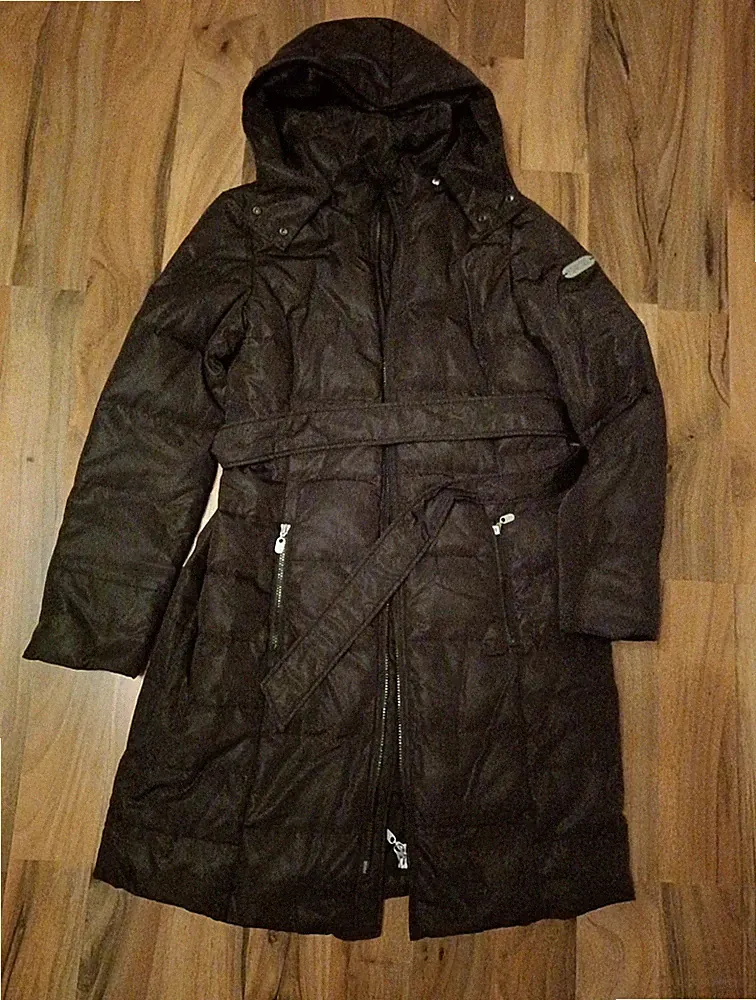 Daunen Steppmantel Von ESKADA SPORT, Gr.40, Schwarz, mit RV