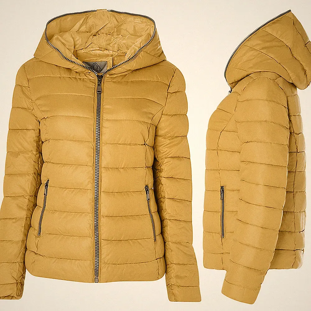 Daunenjacke Damen ARTIKA City Jacket N011 Kapuze Jacke Mäntel