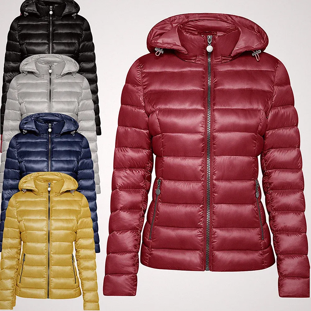 Daunenjacke Damen ARTIKA Ionic Jacket N1106 Kapuze Jacke Mäntel Winterjacke