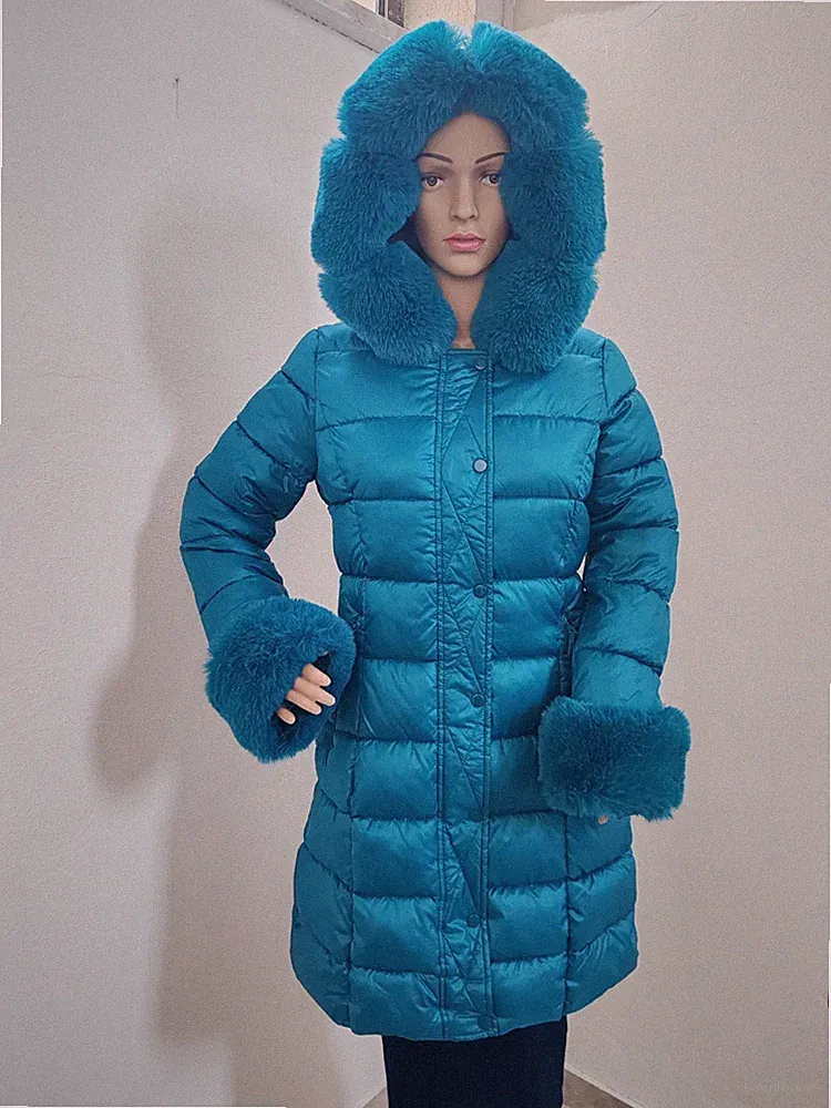 Daunenjacke Trainingsjacke Jacke Daunen Steppjacke warmer Mantel Windmantel