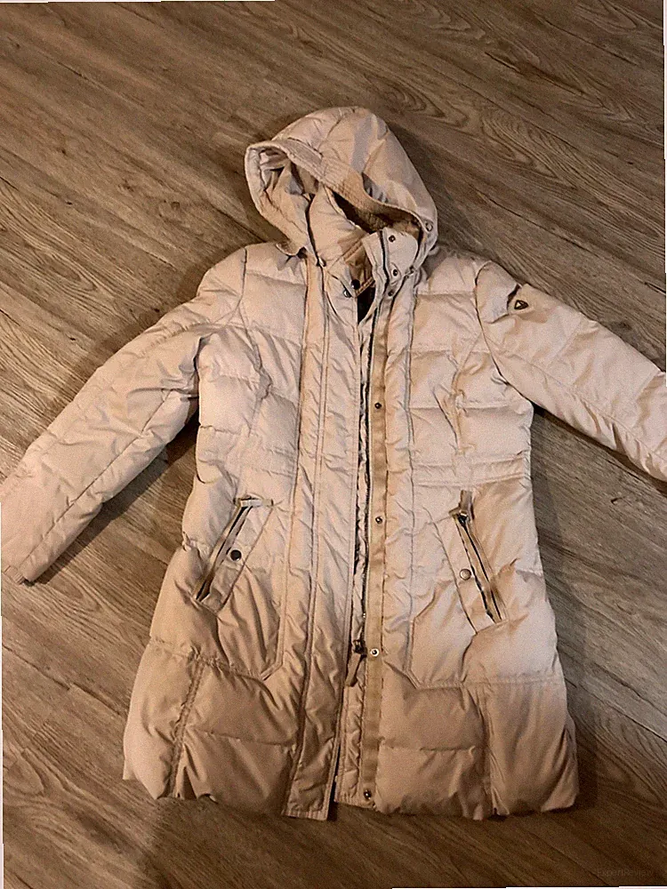 Daunenmantel Damen 42 Fuchs Schmitt beige Daune
