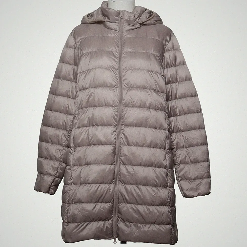 daunenmantel damen beige