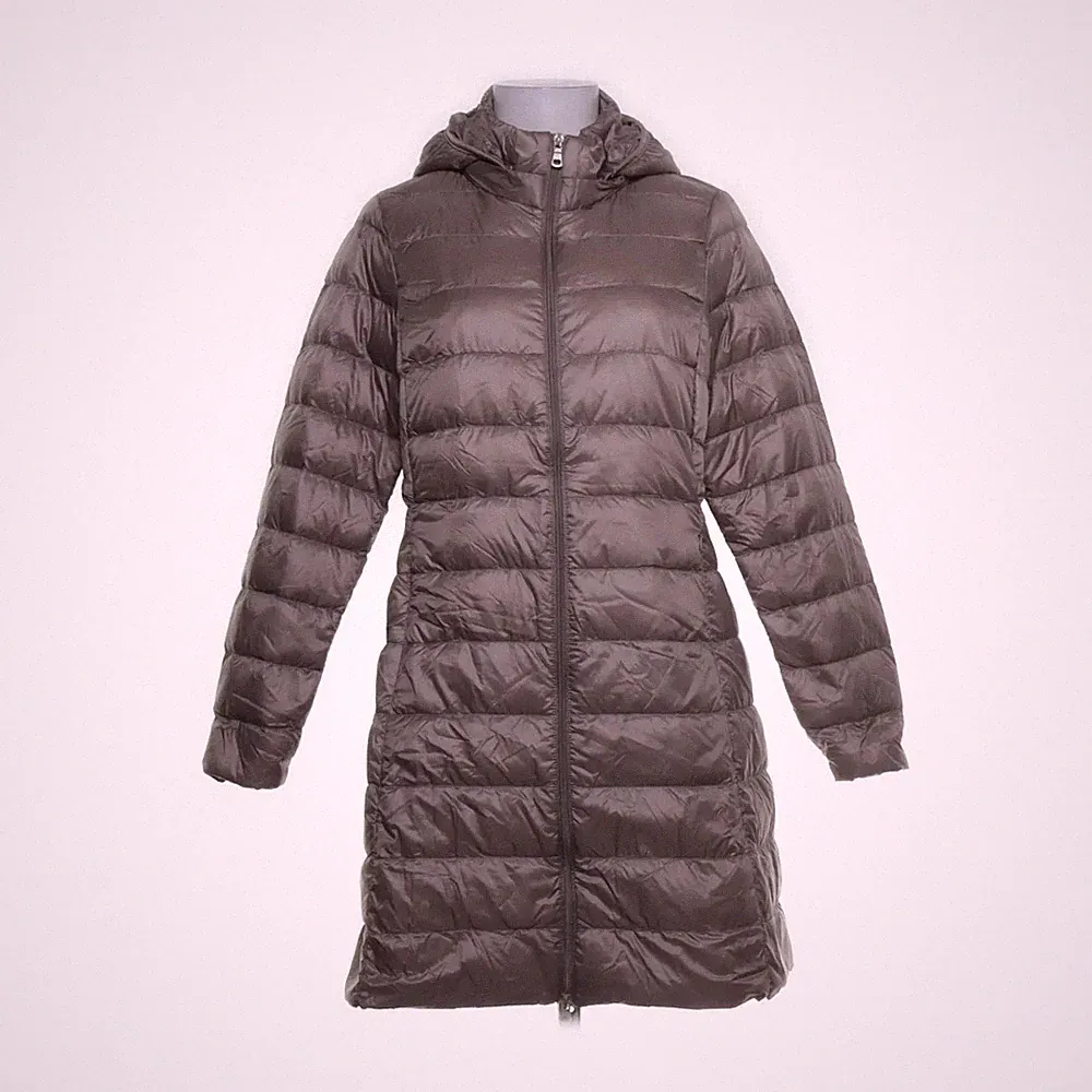 Daunenmantel, Damen, Größe: L, model: xm2008, Beige #Fsg