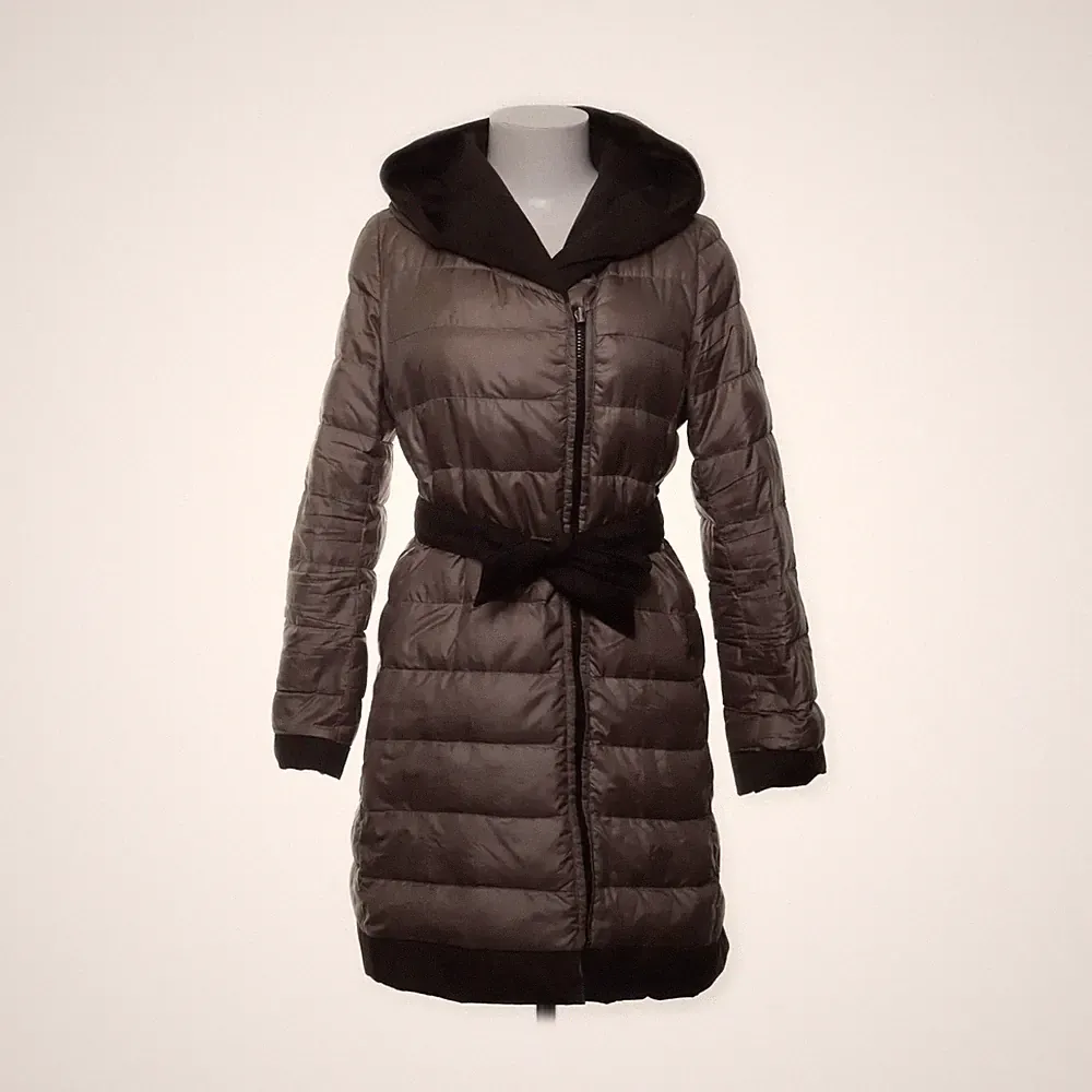 Daunenmantel, Damen, Größe: S, Beige/Braun #OGA