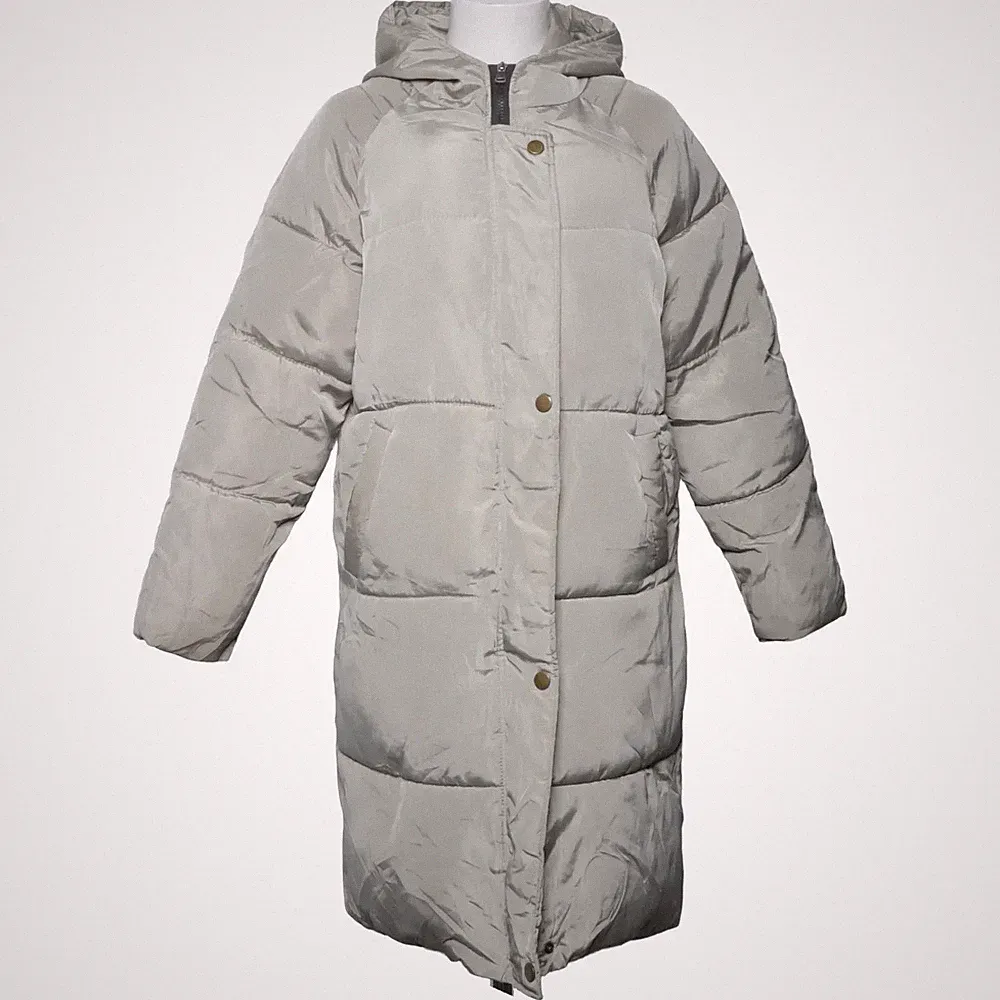 Daunenmantel, Damen, Größe: S, Beige #LOe