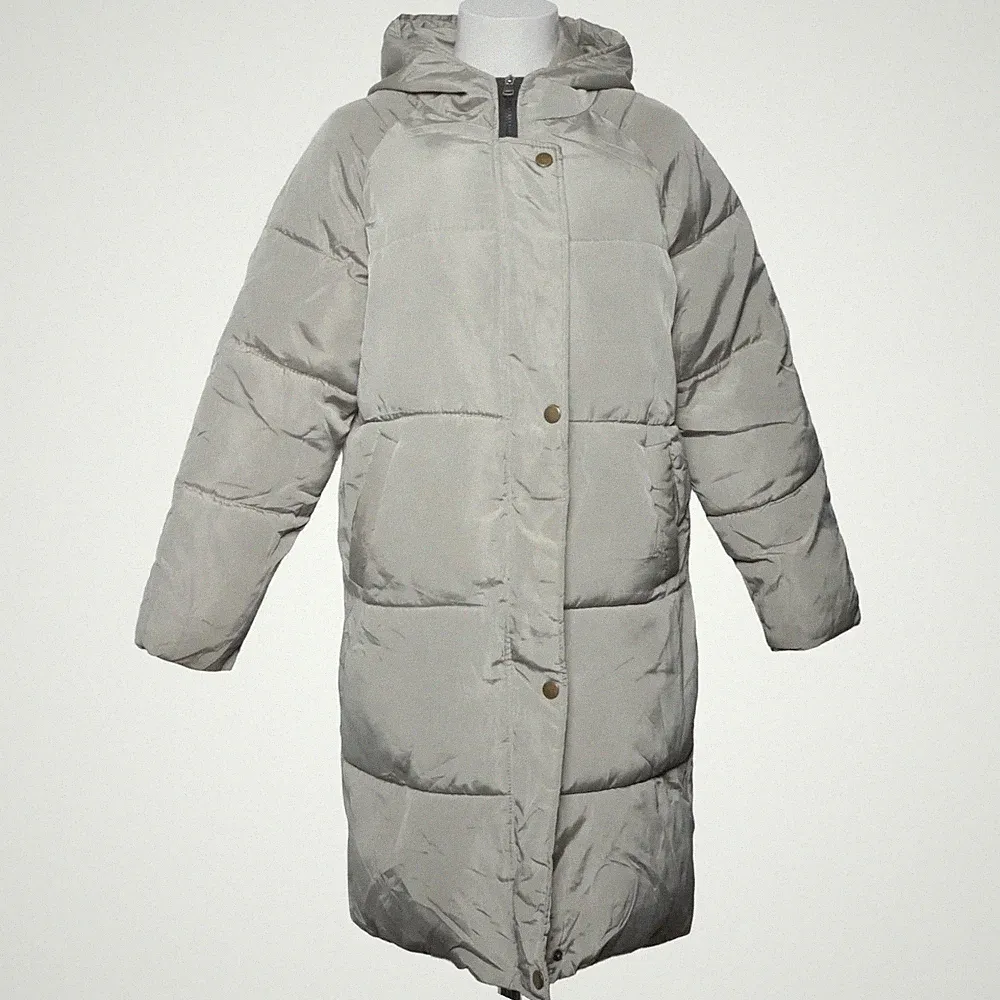 Daunenmantel, Damen, Größe: S, Beige #LOe