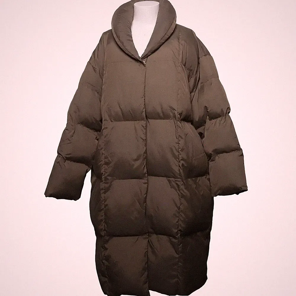Daunenmantel, Damen, Größe: XL, Beige, Einfarbig #GAa