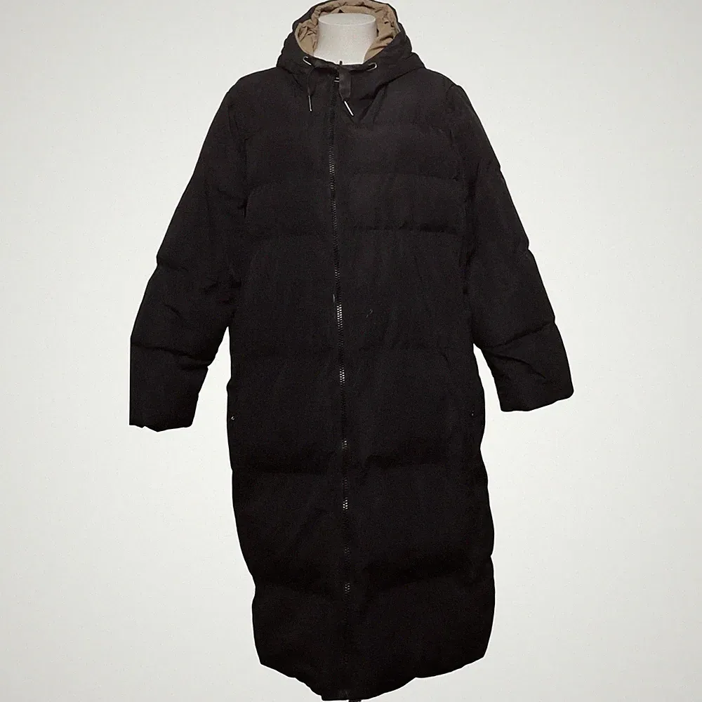 Daunenmantel, Damen, Größe: XL, Grau/Beige, Einfarbig #hRD