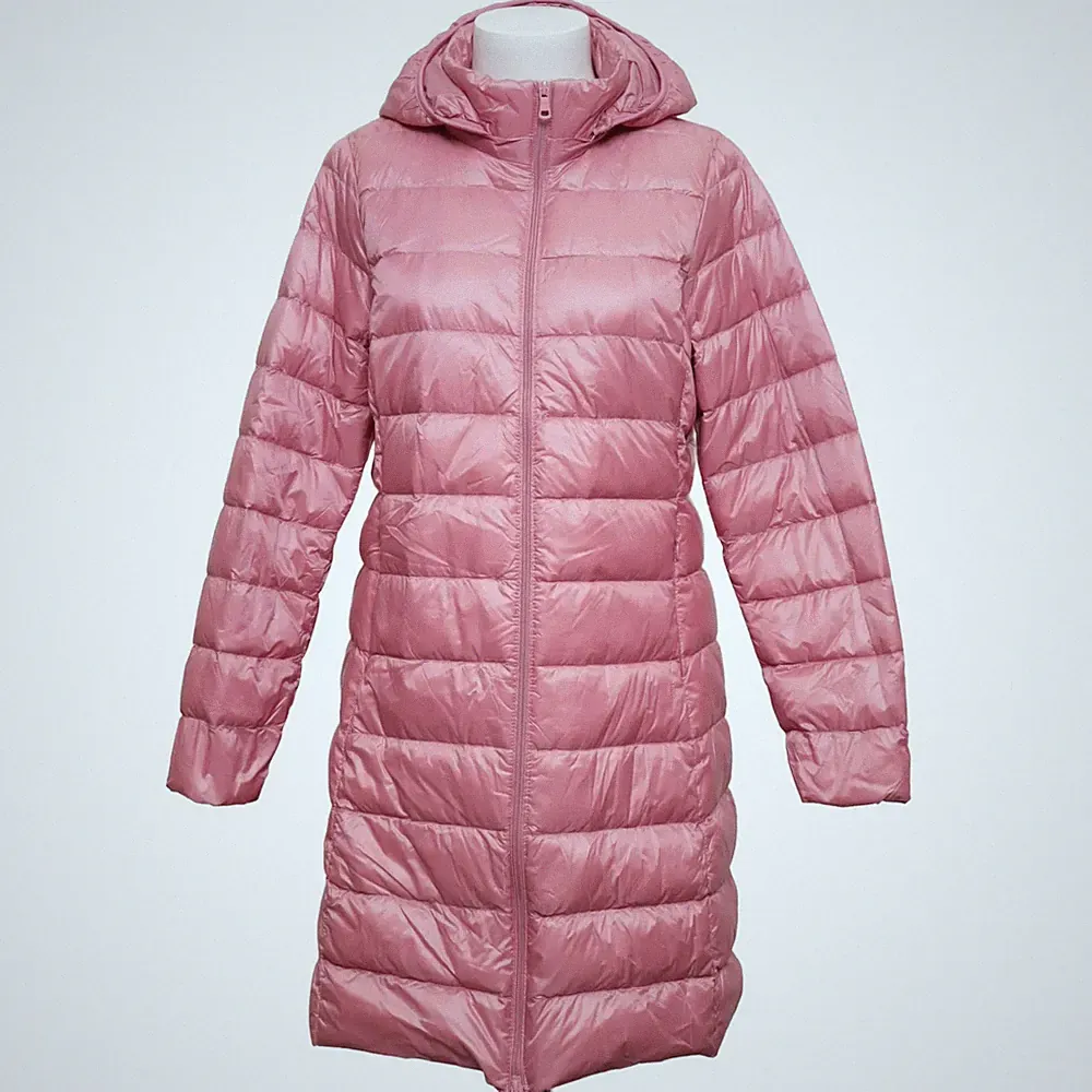 Daunenmantel, Damen, Größe: XL, Pink, Daune/Feder/Polyamid/Polyester #r5x