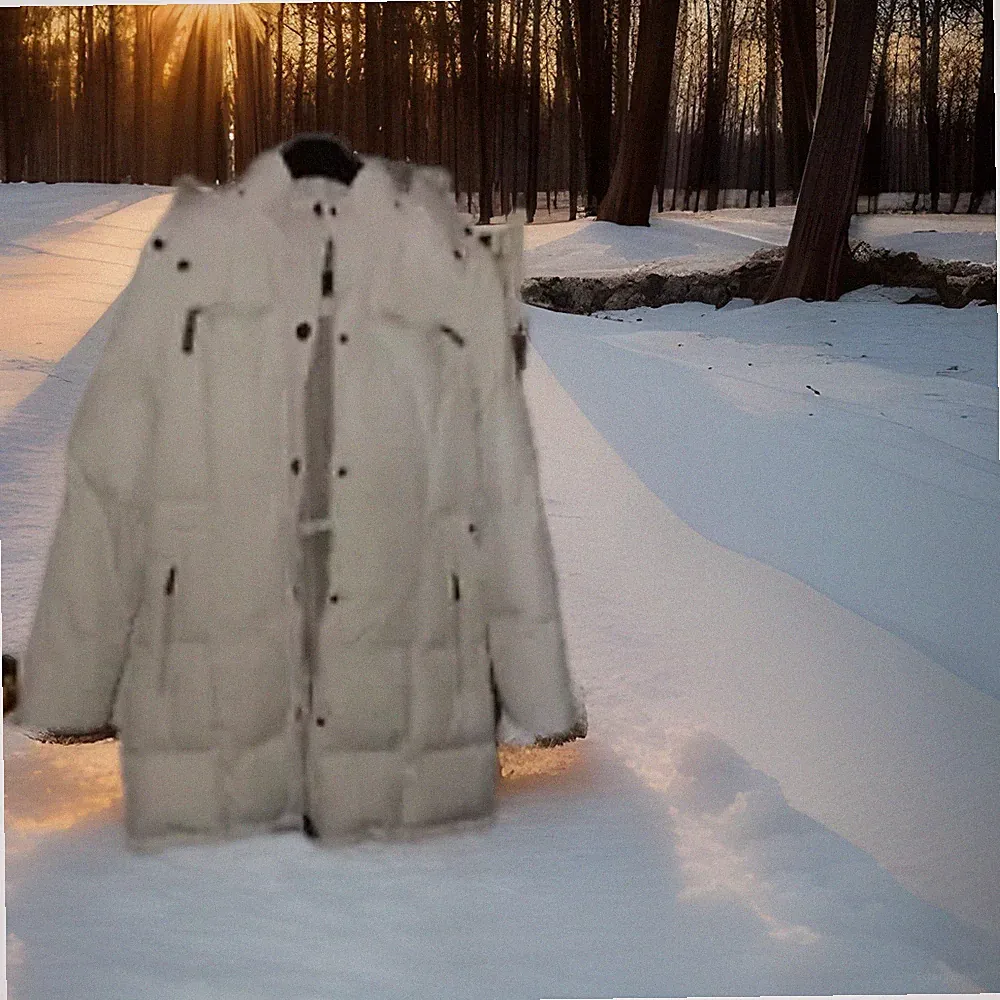 Daunenmantel Damen,TCM,Gr.40,wollweiss,4 Front- Taschen,1 Innentasche