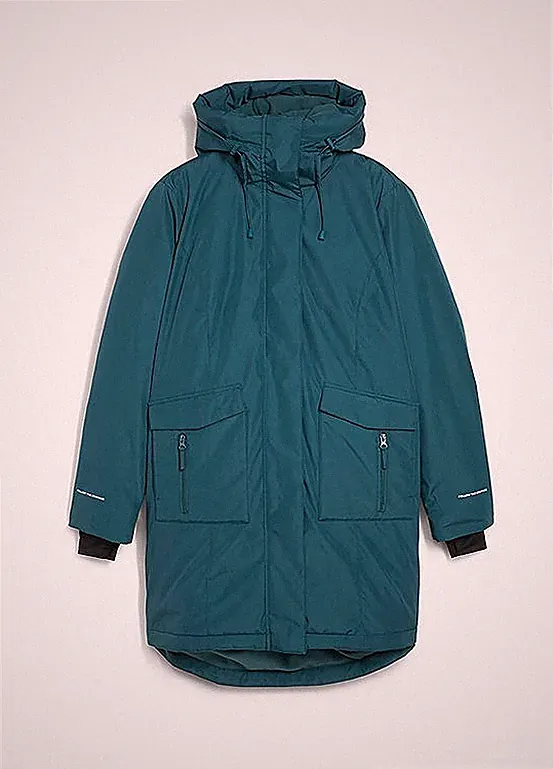 Daunenmantel Gr. 56 Pfeffergrün Damen Mantel Winter-Jacke Neu