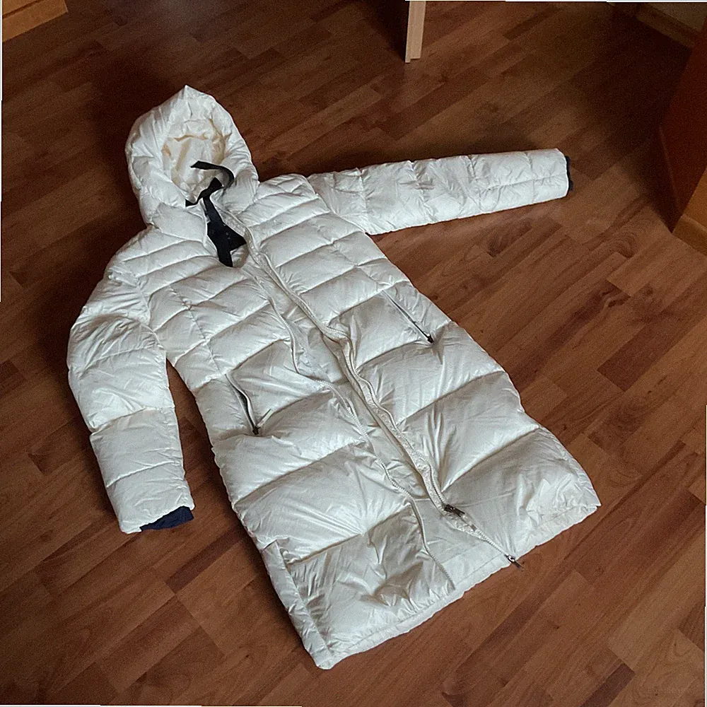 Daunenmantel , Schöffel 34 Kenosha L WIE NEU !!! Cremeweis