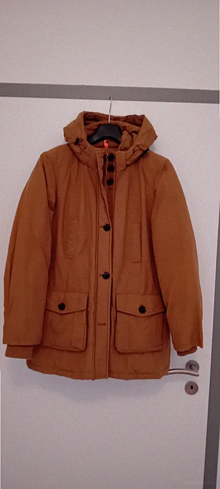 Daunenmantel Tom Tailor Größe L Cognac Ton Top Zustand