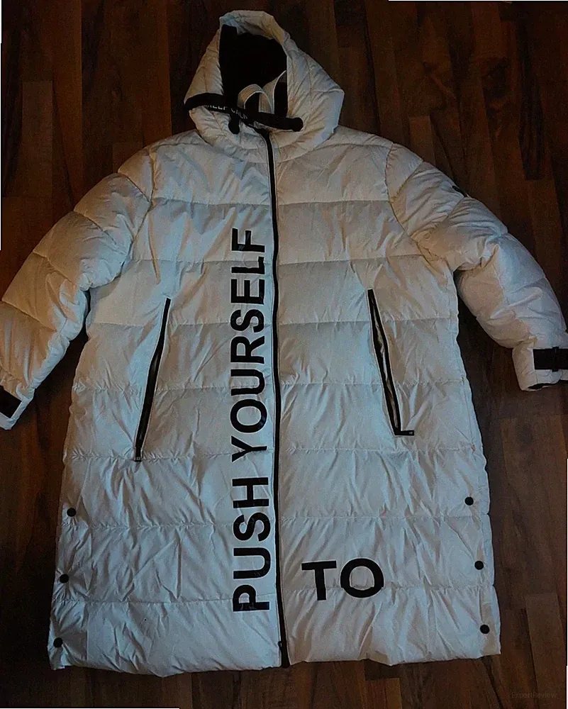Daunenmantel Winter Mantel Jacke mit Kapuze