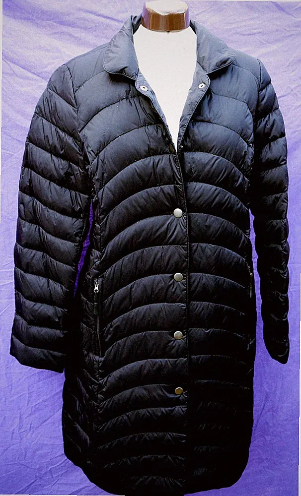 Kariert Leichte Daunenjacke