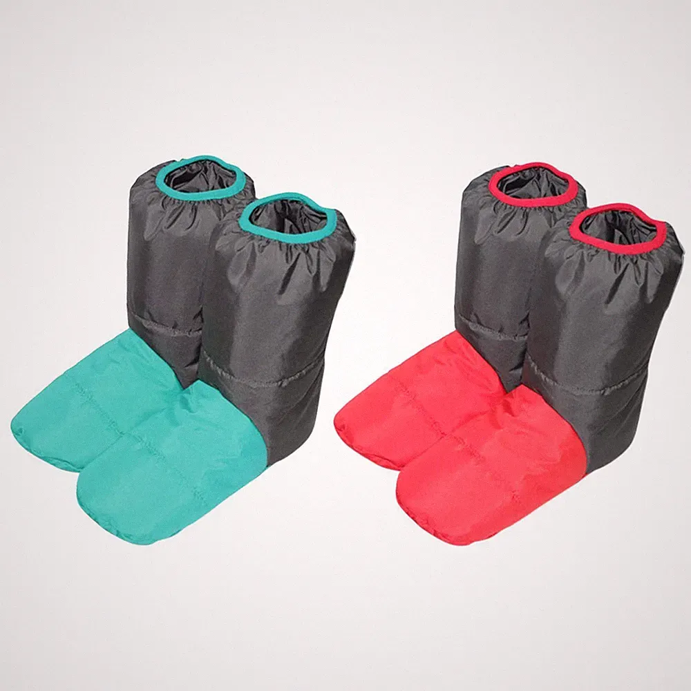 Daunenstiefel Fußwärmer warme Socken für Camping Ski Herren Damen