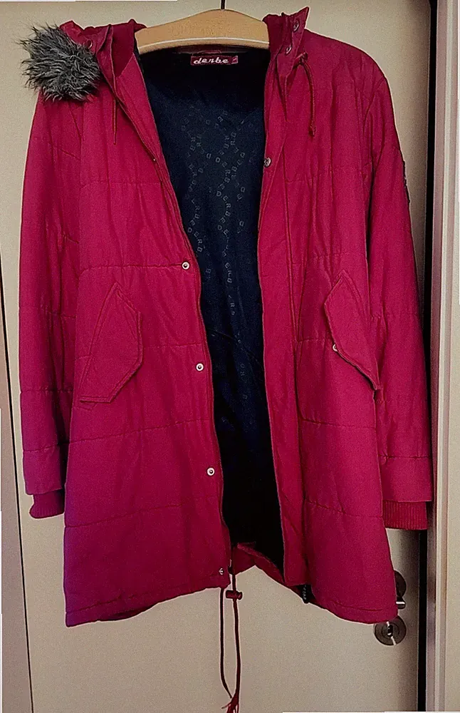 Derbe Winterjacke-/ Kurzmantel Gr. 40, vegan+nachhaltig (Kapok Daunen), Gr.40
