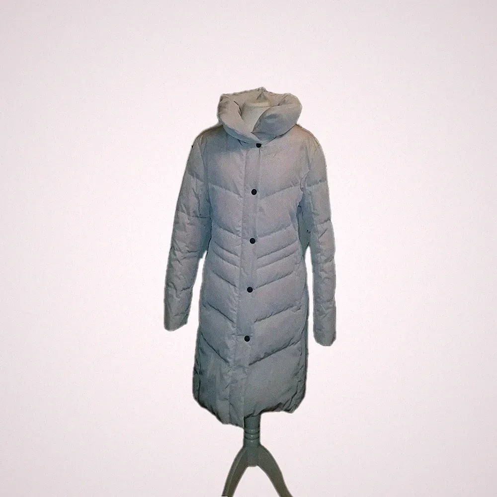 Dibari Daunenmantel Gr. 42 fällt wie 38 aus Creme Wollweiß 70% Daunen Top!!