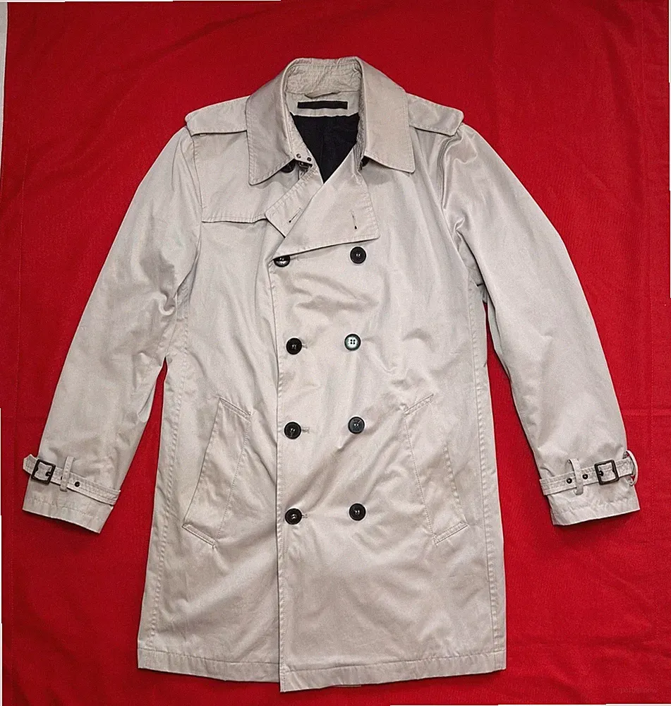 DRYKORN Trenchcoat für Sommer Mantel.Beige Gr.46.Wie neu.LP:299€.