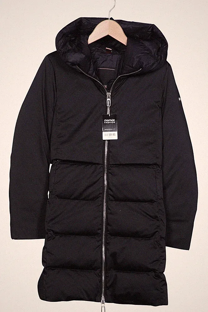 DUNO Mantel Damen Jacke Parka Gr. 36 (IT 42) Daunen Schwarz #5dlqr6g