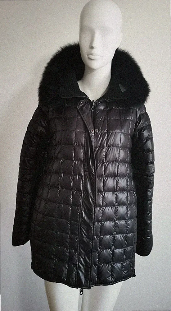 DUVETICA Daunen JACKE DAUNENMANTEL PARKA Wendemantel 2 in 1 ECHTFELL IT 4O DE 34