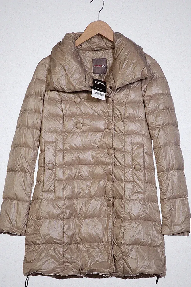 Duvetica Mantel Damen Jacke Parka Gr. EU 34 (IT 40) Daunen Beige #of5hiou