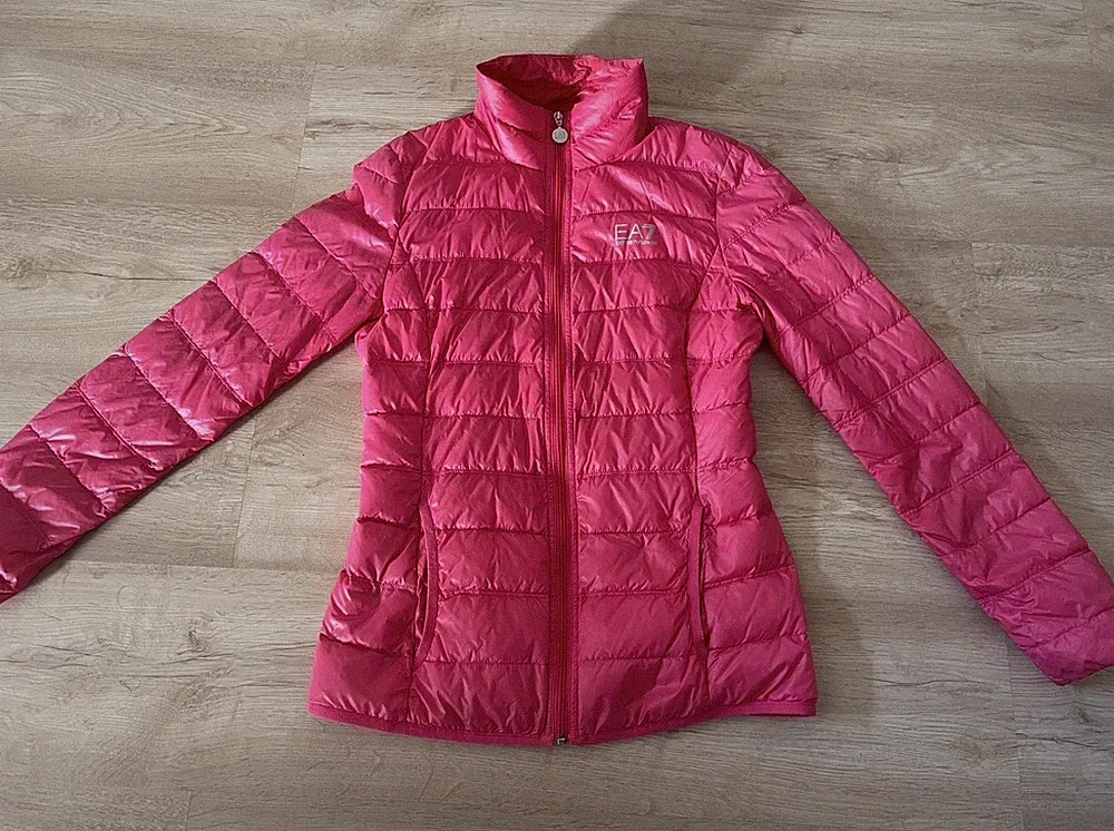 EA7 Emporio Armani Daunenjacke Übergangsjacke Pink , Größe M Neuwertig