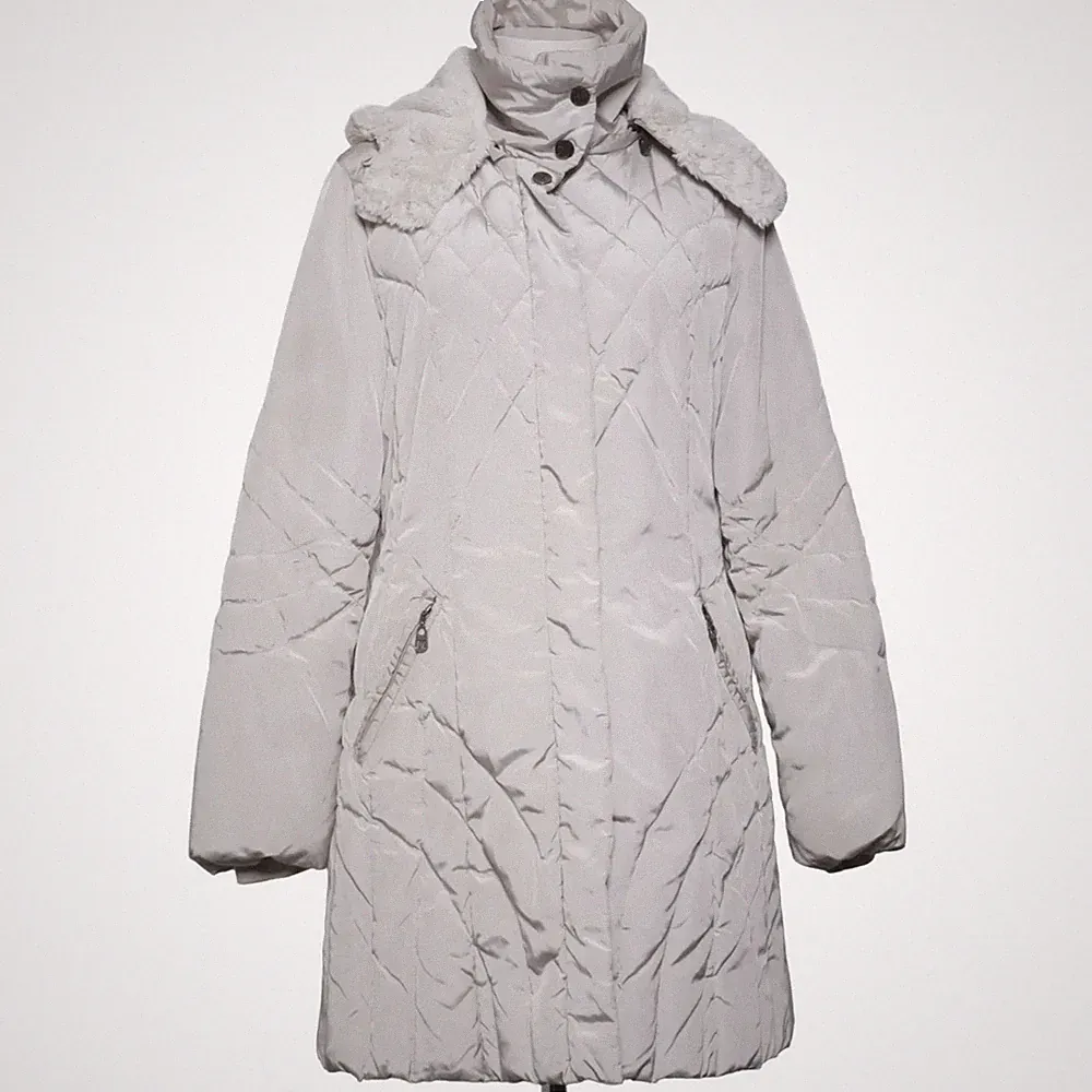 Easy Comfort, Daunenmantel, Damen, Größe: 38, Beige #LA2