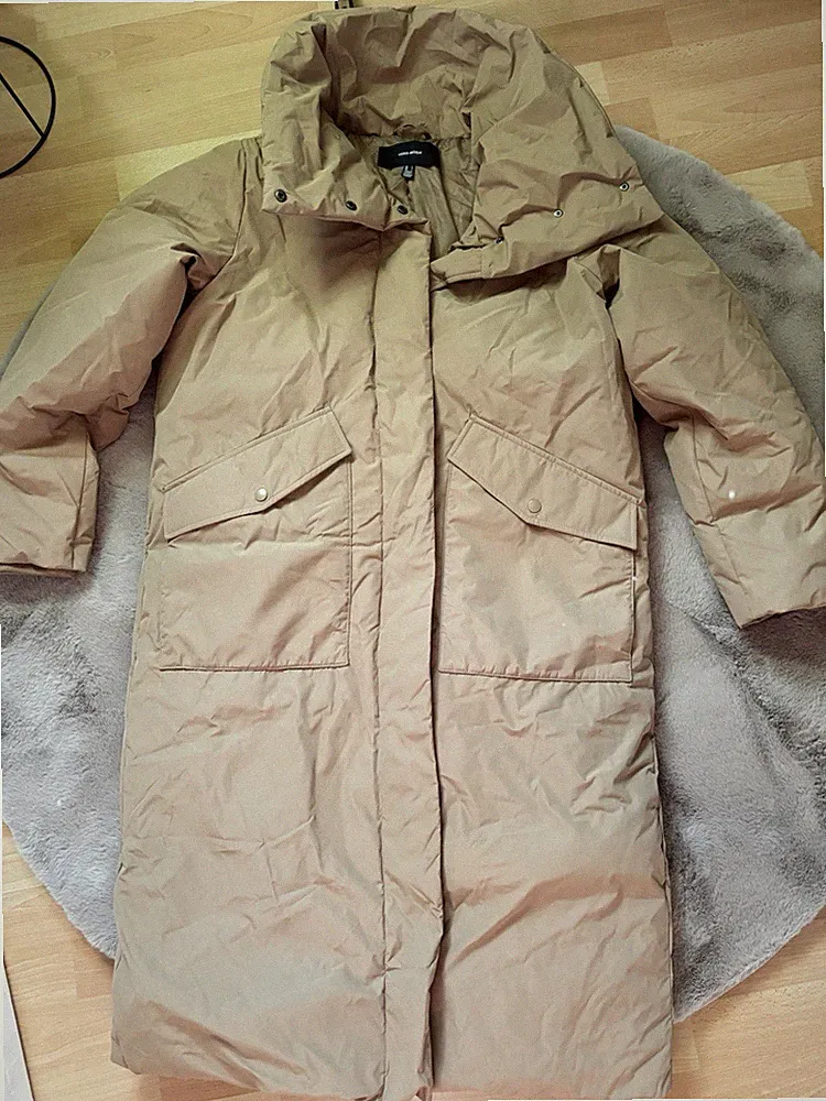 Echt Daunen Wintermantel Parka, Größe L Vero Moda Beige