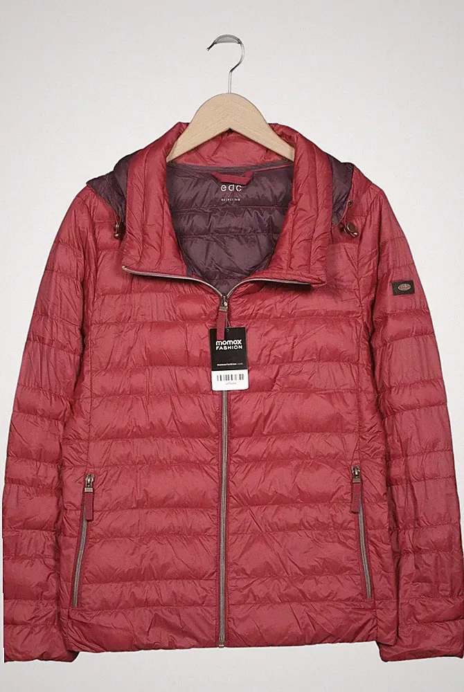 edc by Esprit Jacke Damen Anorak Jacket Kurzmantel Gr. XL Daunen Rot #ed7e079