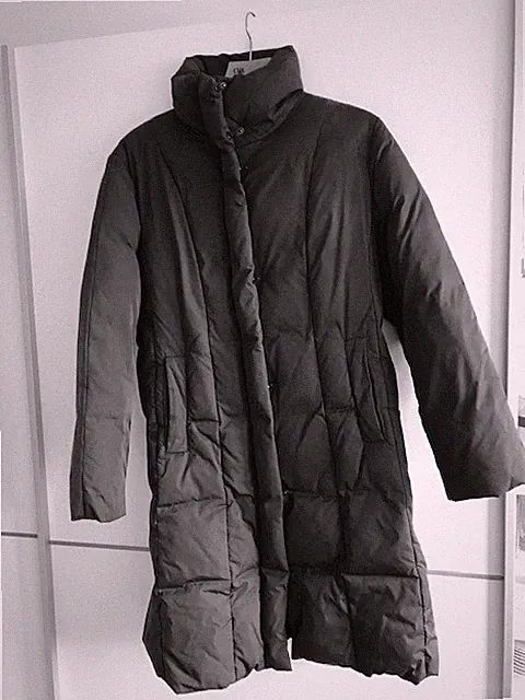 Edler Cinque Damen Daunenmantel Jacke Gr.40 tailliert in Braun/Kaki/Taupe