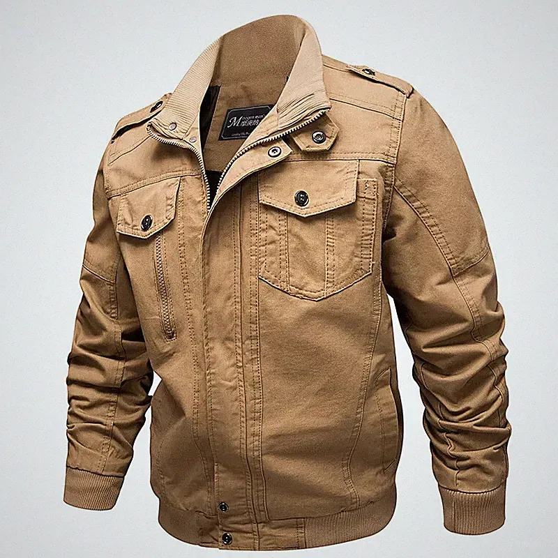 Elegant Jacke Trench Mantel Herren Mode Wasserdicht Wind Beige 8530
