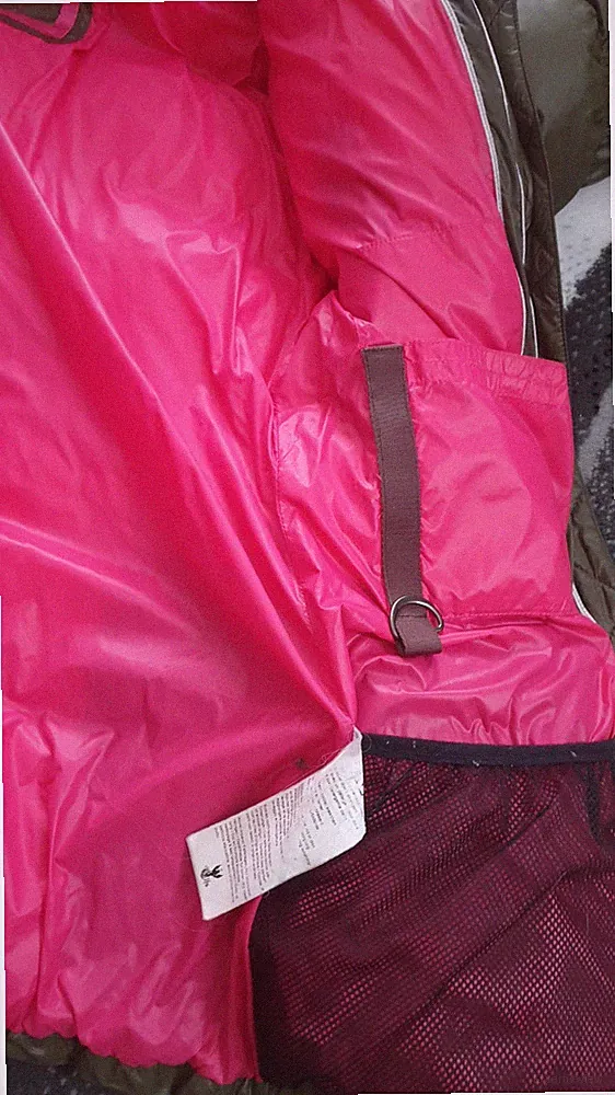 Eleven elfs Daunenjacke Daunenmantel pink super warm xxl Fellkapuze XS S 36