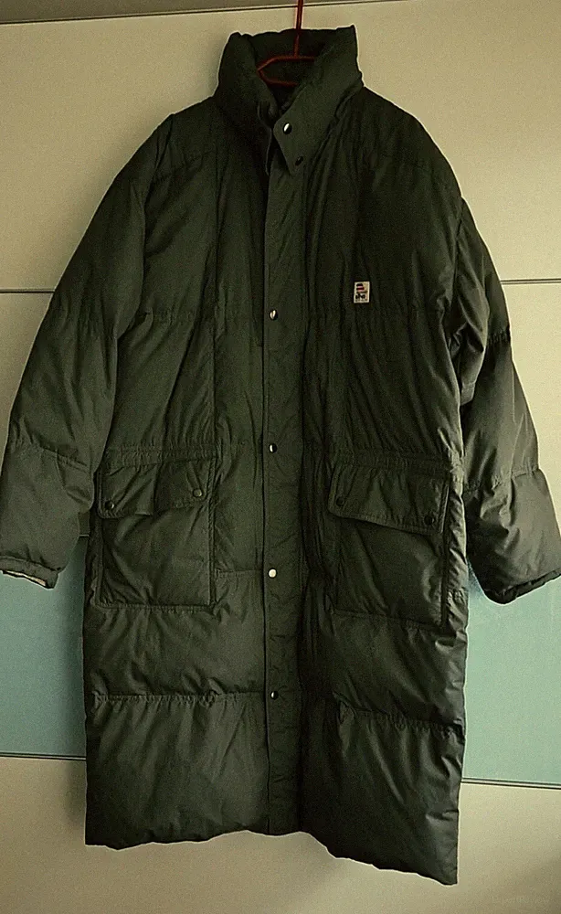 elho - super warmer Herren-Daunen-Mantel - Gr. 56 - grün