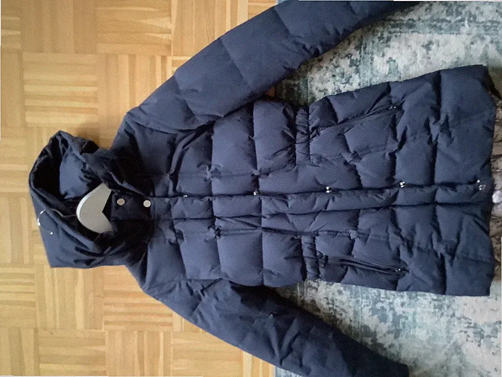 elvine S Daunenmantel Daunenjacke navi blau Parka Winter warm