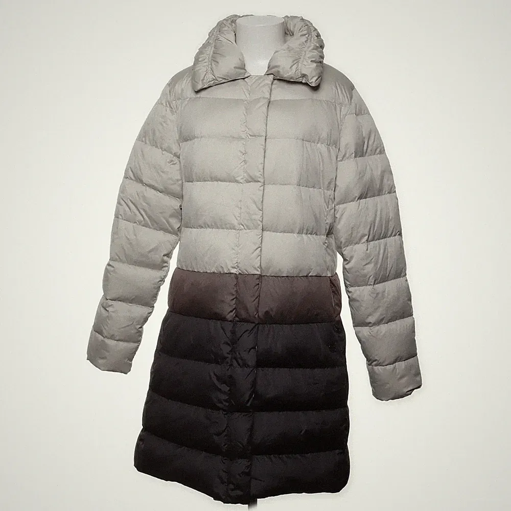 Erich Fend, Daunenmantel, Damen, Größe: 46, Schwarz/Beige/Braun #9se