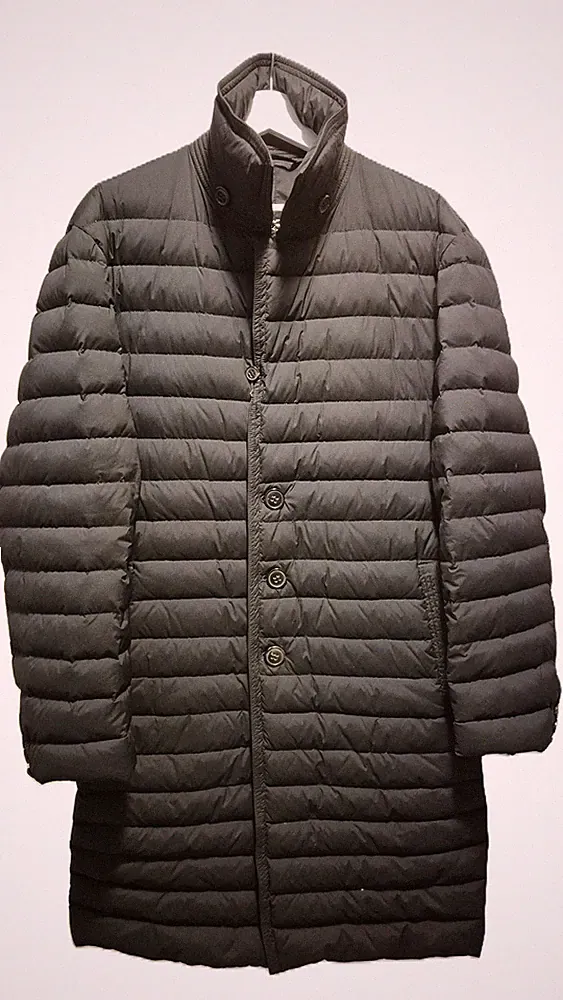 Ermanno Scervino Daunenmantel Herren 52 | Luxus Winterjacke | Schwarz