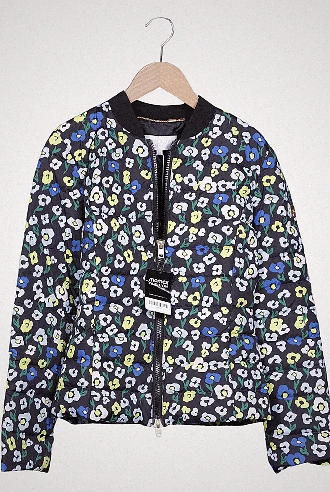 Escada Jacke Damen Anorak Jacket Kurzmantel Gr. EU 34 Daunen Mehrfarbig #l44jcxj