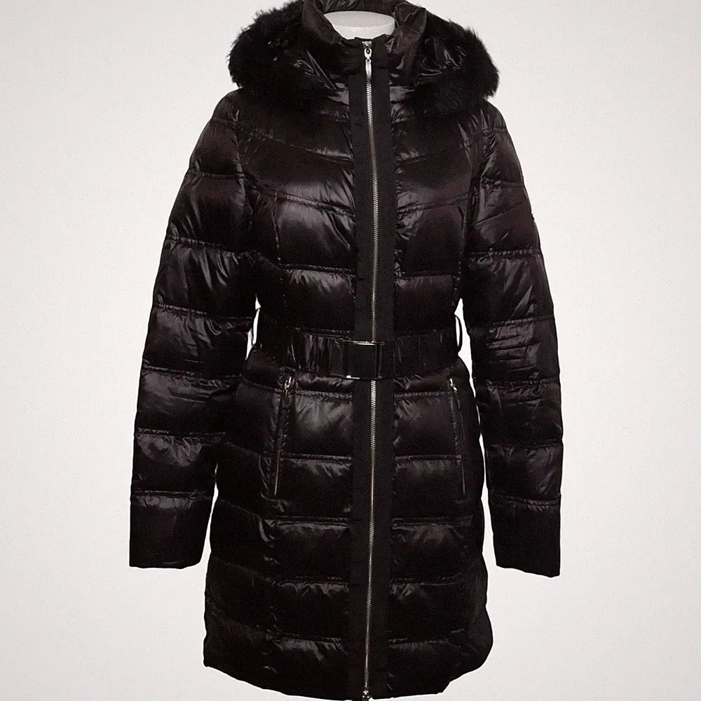 Escada Sport, Daunenmantel, Damen, Größe: 36, Schwarz, Daune/Polyester #Rk0