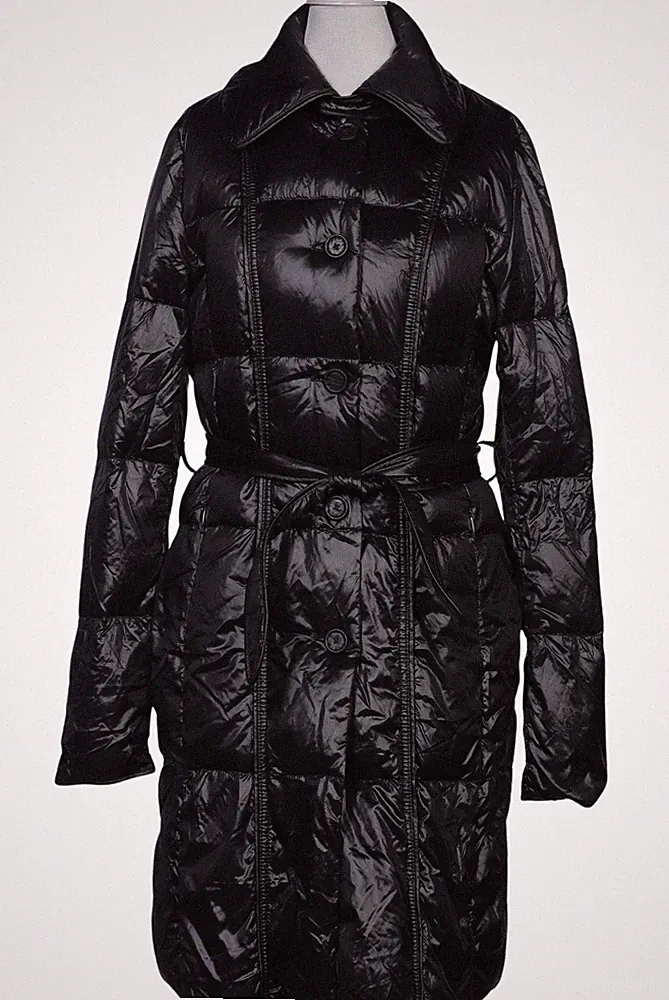Escada Sport Mantel Damen Jacke Parka Gr. EU 34 Daunen Schwarz #bkimcp5
