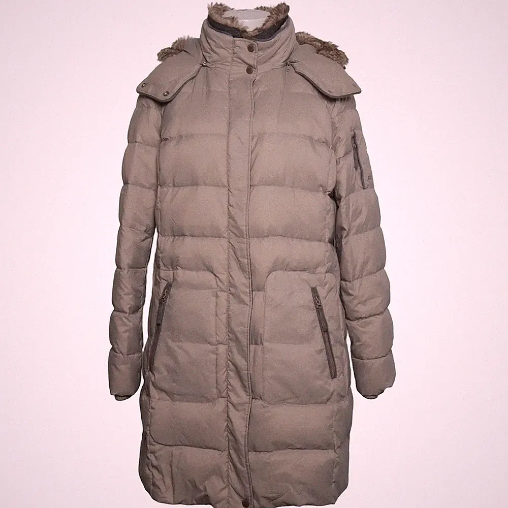 ESPRIT, Daunenmantel, Damen, Größe: XXL, Beige, Daune/Feder/Polyester #CkY