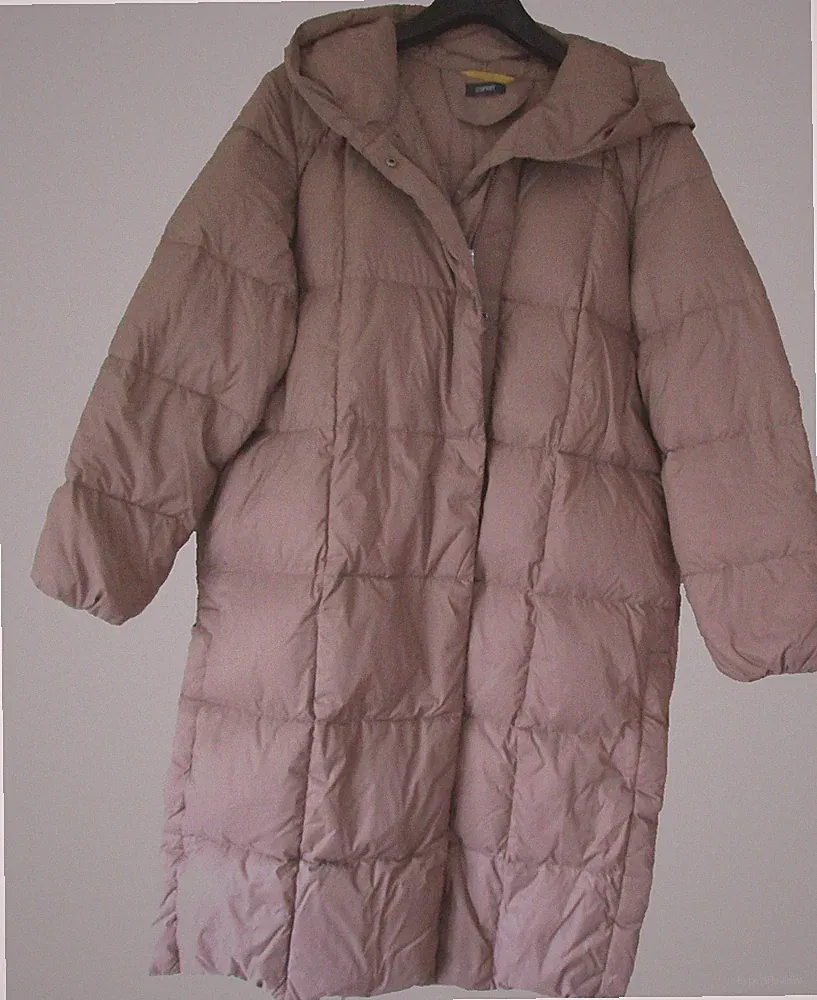 Esprit Daunenmantel lockerer oversize wie neu 36/S auch 38/M Farbe taupe