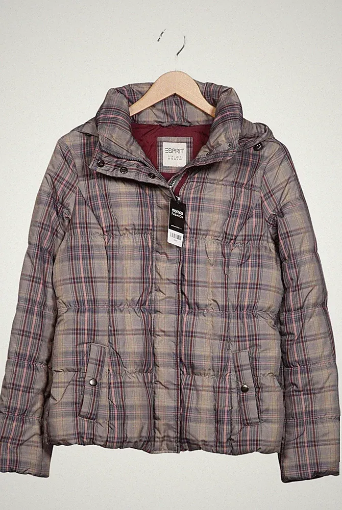 Esprit Jacke Damen Anorak Jacket Kurzmantel Gr. 38 Daunen Mehrfarbig #bltbir7