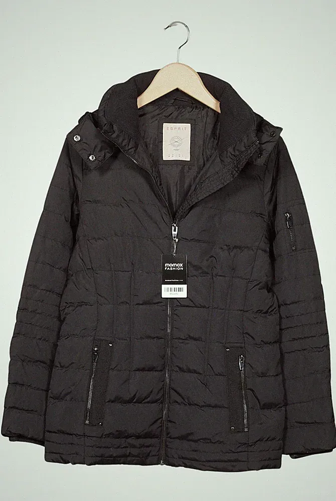 Esprit Jacke Damen Anorak Jacket Kurzmantel Gr. M Daunen Schwarz #4huau6q