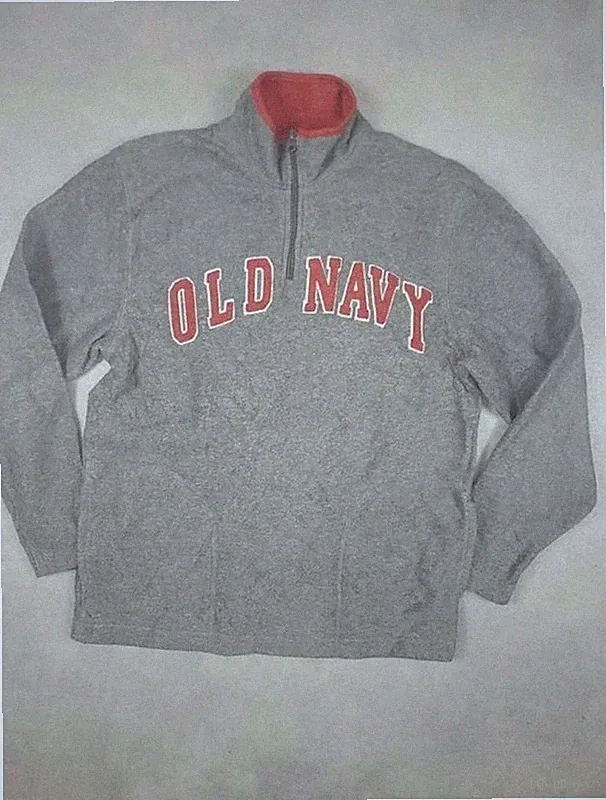 Fleecejacke 1/4 Zip Vintage Old Navy Größe Xl