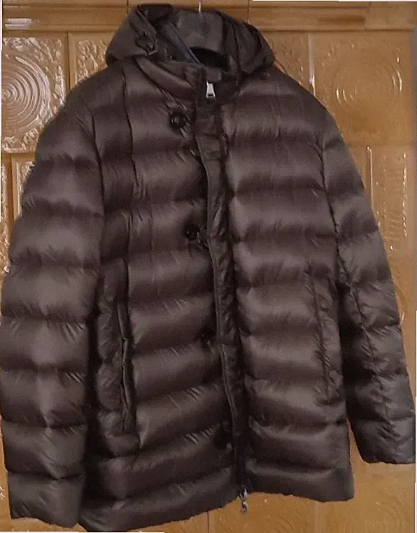 Fradi Italy glänzender Herren Daunenmantel Gr. 52 braun ungetragen, ohne Mängel
