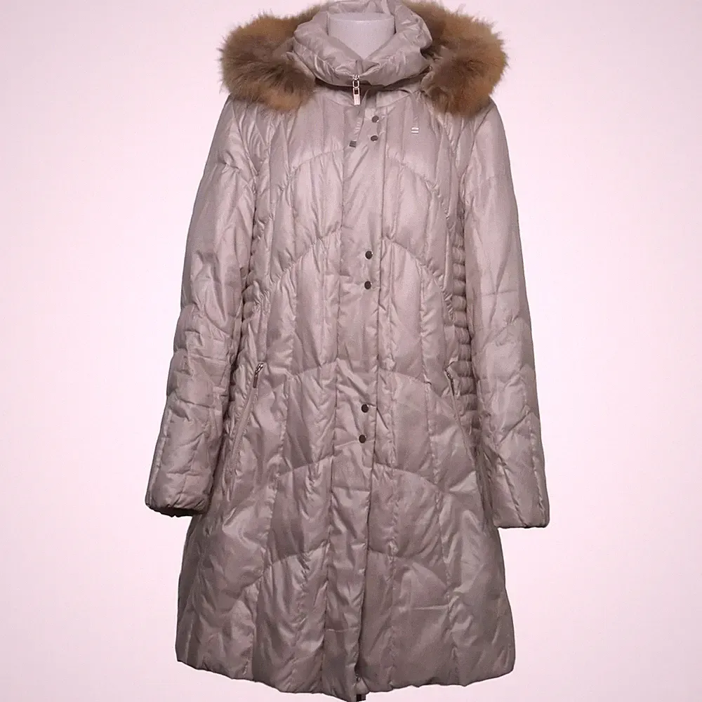 Frandsen, Daunenmantel, Damen, Größe: 44, Beige #oN2