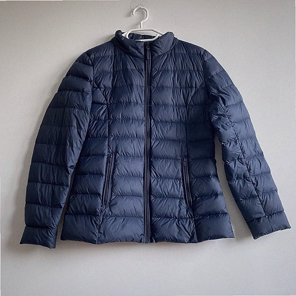 FREEQUENT Real Daunenjacke Damen S dunkelblau leichter Puffer Mantel