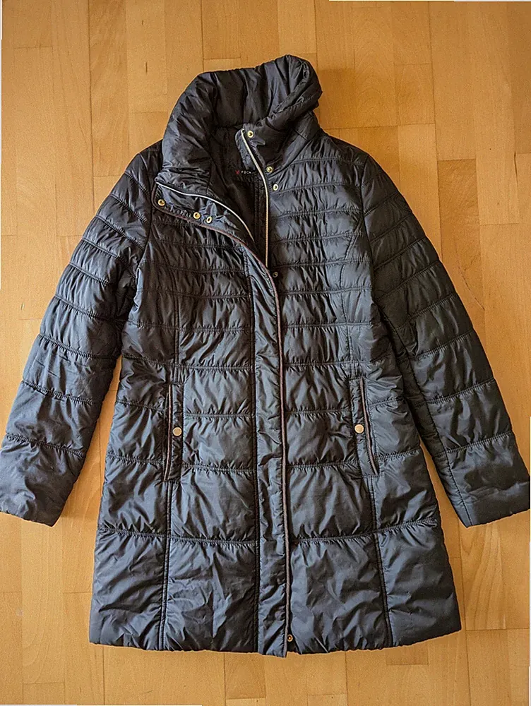 Fuchs Schmitt 40 Daunenmantel Steppjacke schwarz atmungsaktiv top Zustand