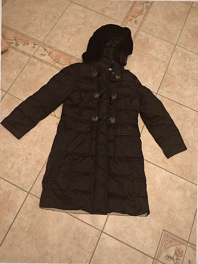 FUCHS SCHMITT Damen Mantel Gr.40 Tolle DetaillsSchwarz Top!